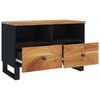 vidaXL TV Cabinet 70x33x46cm Solid Wood Acacia