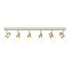 vidaXL Ceiling Spotlight Nickel 73 x 6.5 x 11.5 cm Metal