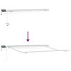 vidaXL Retractable Awning Manual Green and yellow 300 x 250 cm