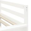 vidaXL Kids' Loft Bed without Mattress with Slide White 90x190 cm Single