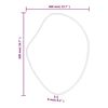 vidaXL Wall Mirror Silver 50x40 cm