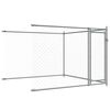 vidaXL Dog Cage with Doors Grey 10x2x1.5 m Galvanised Steel