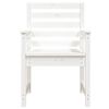 vidaXL Garden Chairs 2 pcs White 60x48x91 cm Solid Wood Pine