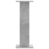 vidaXL Plant Stands 2 pcs Concrete Grey 30x30x80 cm Engineered Wood