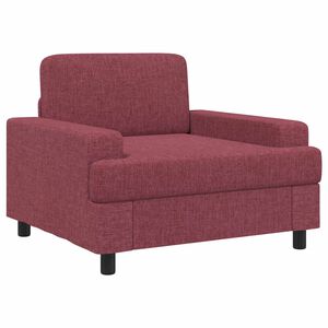 vidaXL Armchair Wine Red Fabric