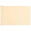 vidaXL Balcony Privacy Screen Cream 300x120 cm PVC