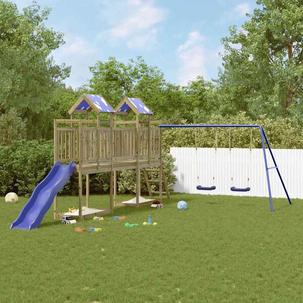 vidaXL Outdoor Playset Impregnated Wood Pine