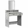 vidaXL Dressing Table Concrete Grey 79 x 41 x 140 cm Engineered Wood