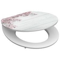 SCHÜTTE High Gloss Seat with Soft-Close FLOWERS & WOOD MDF