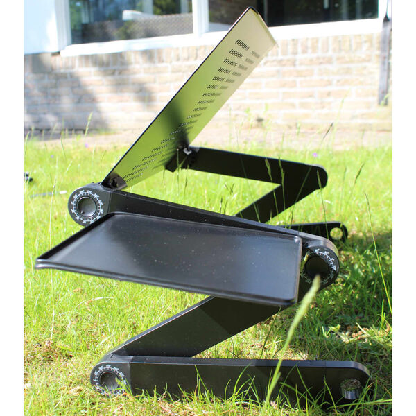 United Entertainment Multifunctional Laptop Stand Black