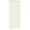 vidaXL Roller Blind Blackout Off White 90x210 cm Fabric Width 85.7 cm Polyester