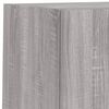 vidaXL 6 Piece TV Wall Units with LED Grey Sonoma Engineered Wood