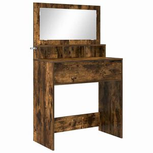 vidaXL Bedroom Dressing Tables Smoked Oak 80 x 39.6 x 135 cm