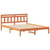 vidaXL Bed Frame Brown 160 x 200 cm Solid Pine Wood