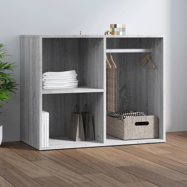 vidaXL Dressing Cabinet Grey Sonoma 80x40x65 cm Engineered Wood