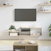 vidaXL Wall TV Stand 120 x 25 x 28.5 cm Engineered Wood