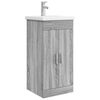 vidaXL Bathroom Vanity with Sink Grey Sonoma 42 x 40 x 84.5 cm