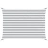 vidaXL Sun Shade Sail Light Grey and White 3,5 x 2,5 m