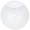 vidaXL Wash Basin with Overflow 46.5x18 cm Ceramic White