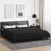 vidaXL Winter Duvet Black 200 x 200 cm Microfiber