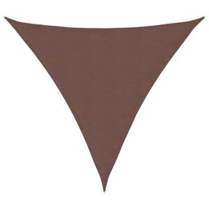vidaXL Sunshade Sail Oxford Fabric Triangular 3x3x3 m Brown