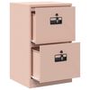 vidaXL File Cabinet Pink 45.5 x 42 x 74.5 cm Cold-Rolled Steel