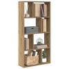 vidaXL Bookcase Artisian Oak 60x20x120.5 cm Engineered Wood