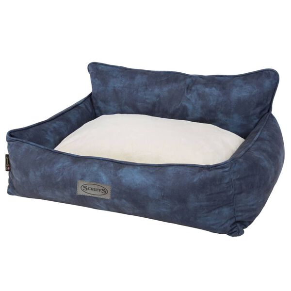 Scruffs & Tramps Dog Bed Kensington Size L 90x70 cm Navy