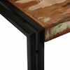 vidaXL Nesting Tables Brown and black Solid Reclaim wood