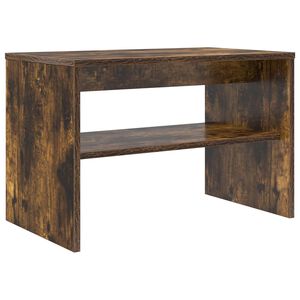 vidaXL TV Cabinet 60 x 35 x 40 cm Smoked Oak Engineered Wood