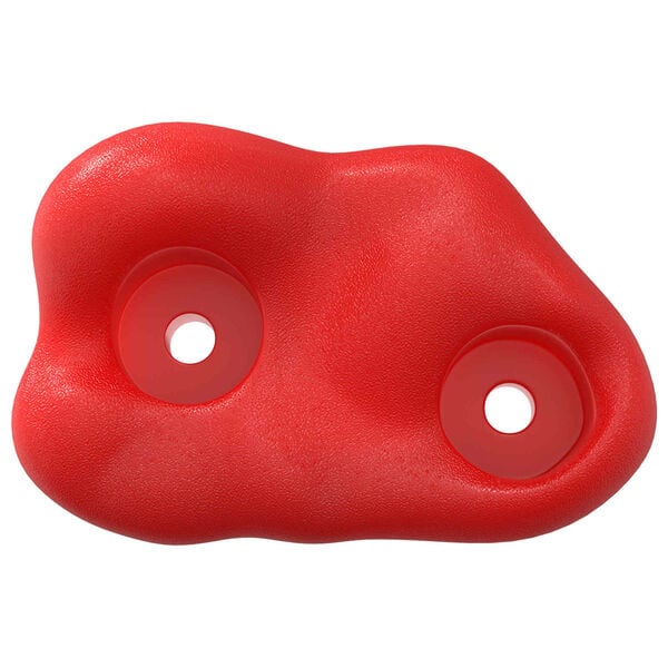 vidaXL Climbing Hold 2 pcs Red 100 x 67 x 43 mm PP