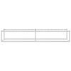 vidaXL Bed Frame without Mattress White 100x200 cm Metal