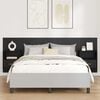 vidaXL Headboard with Cabinet 3 pcs Black Oak Engineered Wood