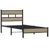vidaXL Bed Frame without Mattress Sonoma Oak 80x200 cm Engineered Wood