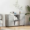 vidaXL Sideboard with Shelf FLORIN Concrete Grey 88.5 x 30.5 x 55.5 cm