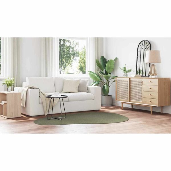 vidaXL Area Rugs HUARTE Forest green 140 x 200 cm Polyester