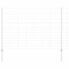 vidaXL Outdoor Wild Fence with Posts 50 x 1.5 m Galvanised Steel Mesh