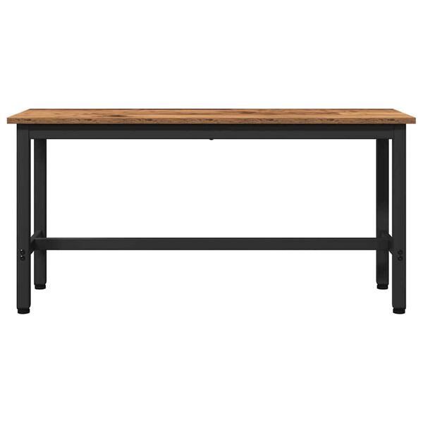 vidaXL Dining Bench Old Wood 100 x 32.5 x 48.5 cm