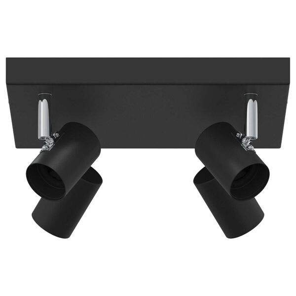 vidaXL Ceiling Spotlight Black 26.5 x 26 x 11.5 cm Steel