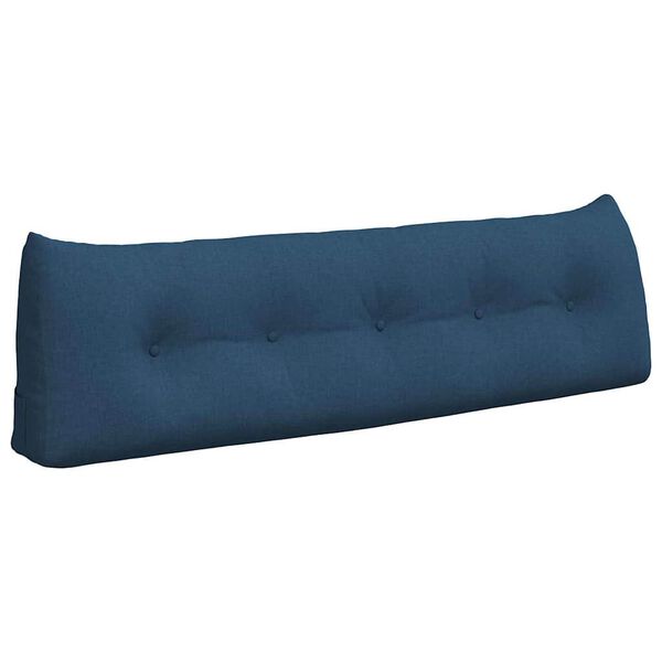 vidaXL Back Pillow Blue 160 x 24 x 50 cm Fabric