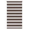 vidaXL Zebra blind 50.9x100 cm Fabric Width 46.7 cm coffee
