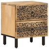 vidaXL Bedside Cabinets 2 pcs 40x33x46 cm Solid Wood Mango
