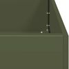 vidaXL Planter Olive Green 360x80x40 cm Steel