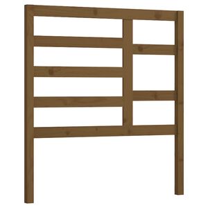 vidaXL Bed Headboard Honey Brown 81x4x104 cm Solid Wood Pine