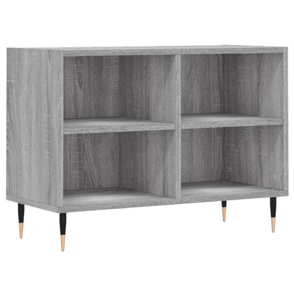vidaXL TV Cabinet Grey Sonoma 69.5x30x50 cm Engineered Wood
