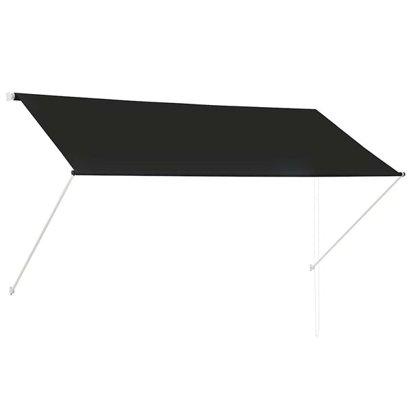 vidaXL Retractable Awning 250x150 cm Anthracite