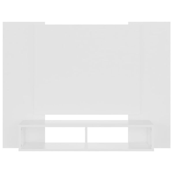 vidaXL Wall TV Cabinet White 120x23.5x90 cm Engineered Wood