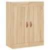 vidaXL Wall Mounted Cabinets 2 pcs Sonoma Oak Engineered Wood