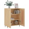 vidaXL Sideboard Sonoma Oak 69.5x34x90 cm Engineered Wood