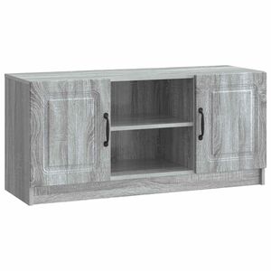 vidaXL TV Cabinet Grey Sonoma 102 x 34.5 x 47 cm Engineered Wood
